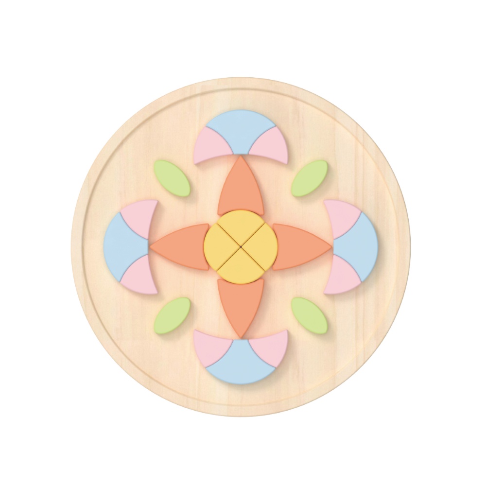 Classic World - Flower Mandala Wooden Block Puzzle - 70 Pieces - Image 6
