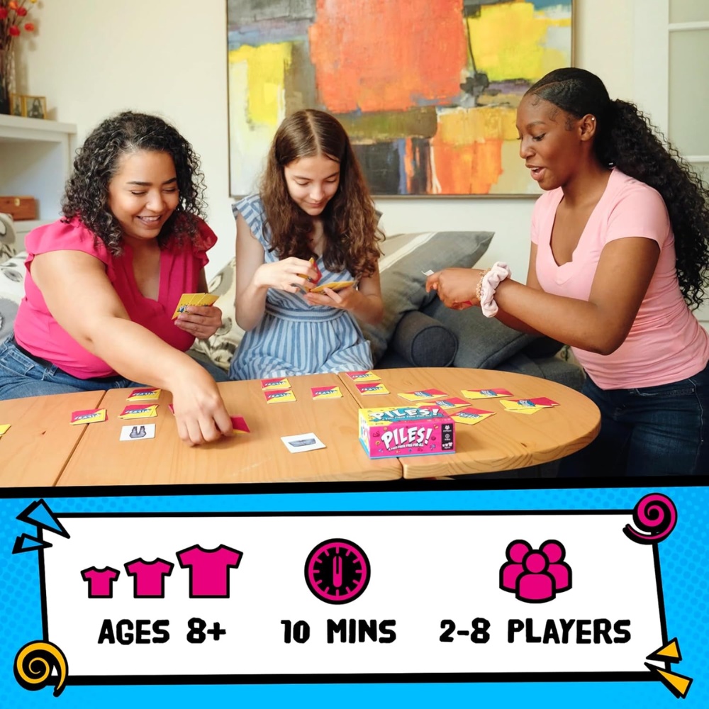 Lost Boy Entertainment - Piles! Fast-Paced Card Game for Kids and Families - 2 to 8 Players - Image 2
