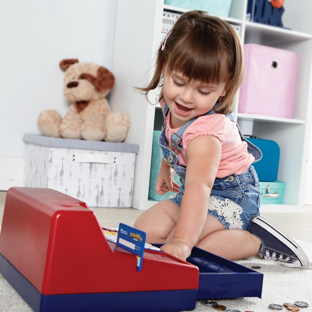 Learning Resources - Pretend & Play® - Calculator Cash Register with UK Currency - Image 2