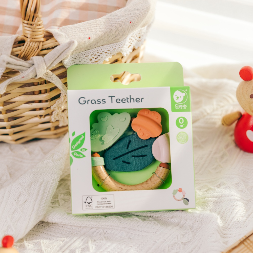 Classic World - Grass Sensory Baby Teether - Image 4