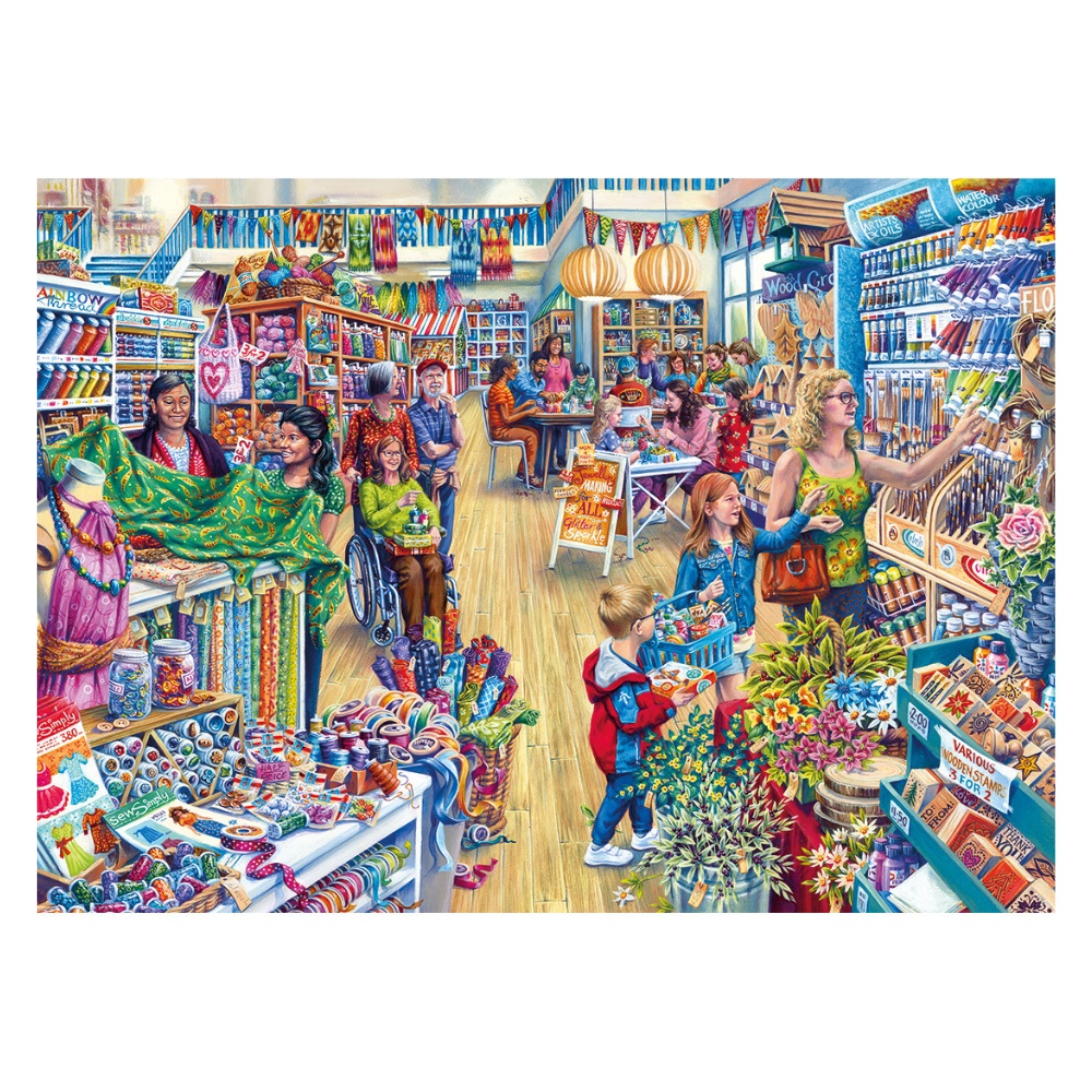 Gibsons - Crafter's Paradise - 1000 Piece Jigsaw Puzzle - Image 2