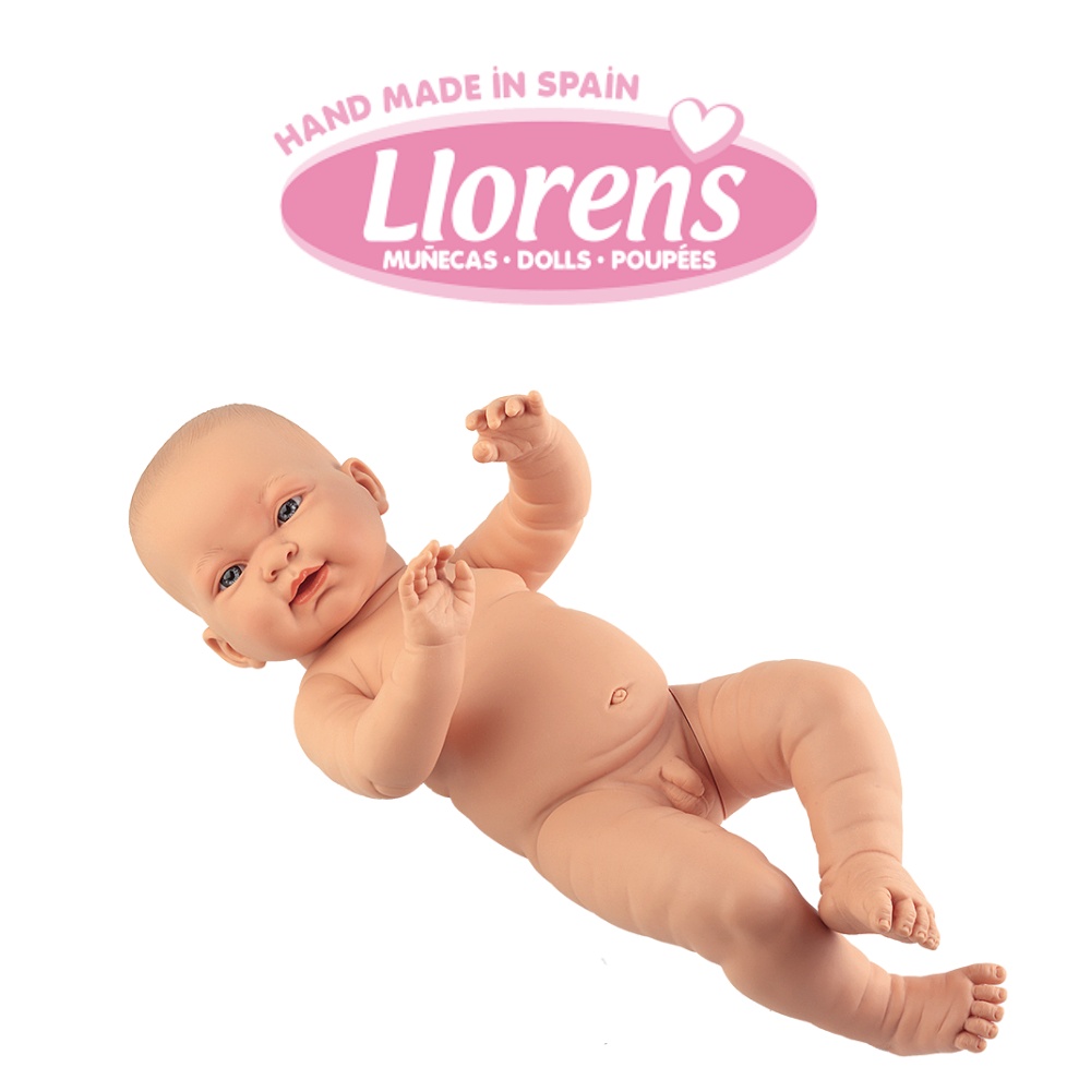 Llorens - Anatomically Correct Baby Boy Doll: Hugo - 45cm - Image 5