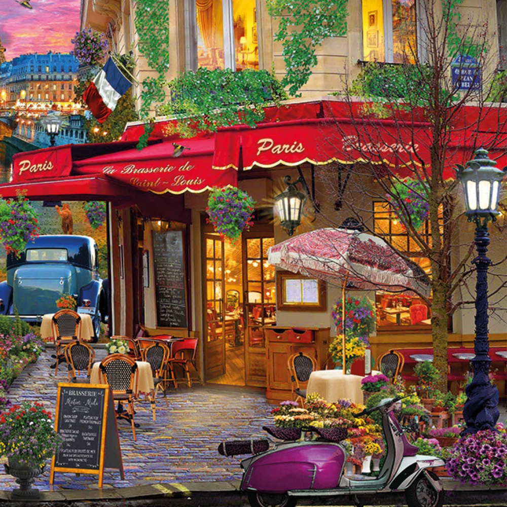 Gibsons - Sunset on the Seine - 1000 Piece Jigsaw Puzzle - Image 4