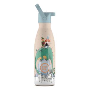 Cool Bottles - Kids Triple-Insulated Water Bottle - Dragon Dreams 350ml