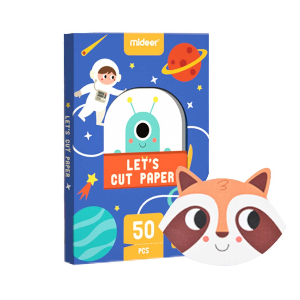 Mideer - Beginner Level Let's Cut Paper Arts & Crafts Set - Image 9