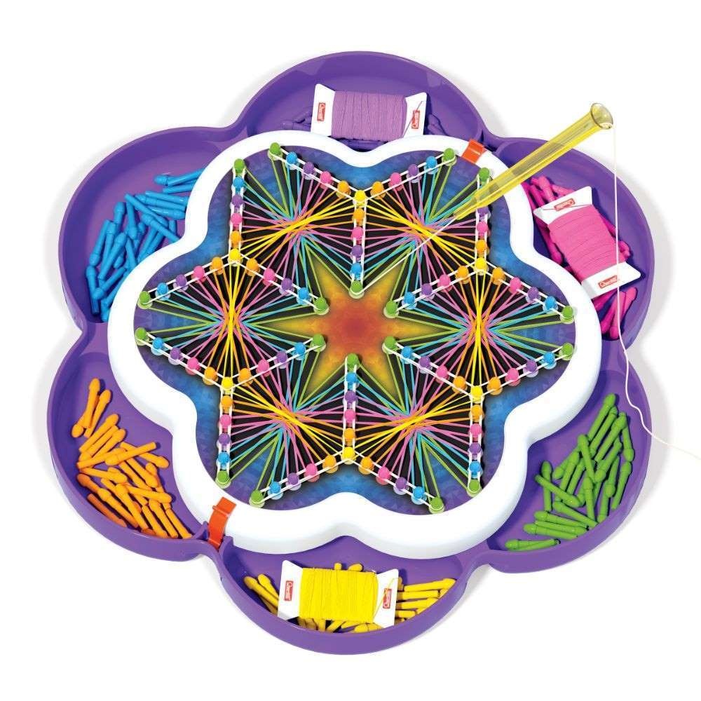 Quercetti - Mandala String Art Kit - Threading & Picture Creation Activity - Image 2