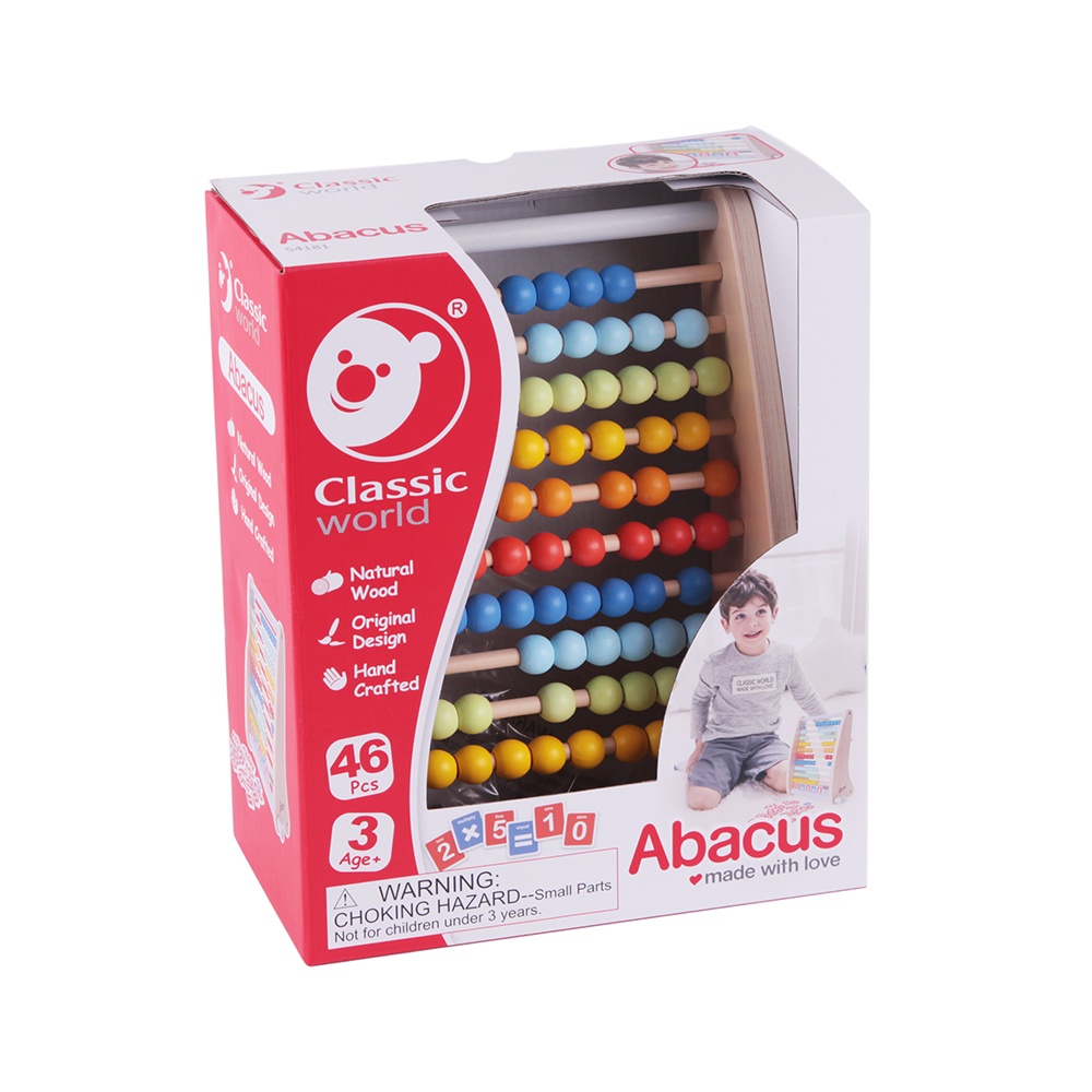 Classic World - Wooden 100 Bead Abacus - Image 6
