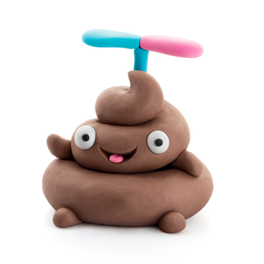 Hey Clay - Modelling Air-Dry Clay with Fun Interactive App - Poop Oops, 16 cans - Image 7