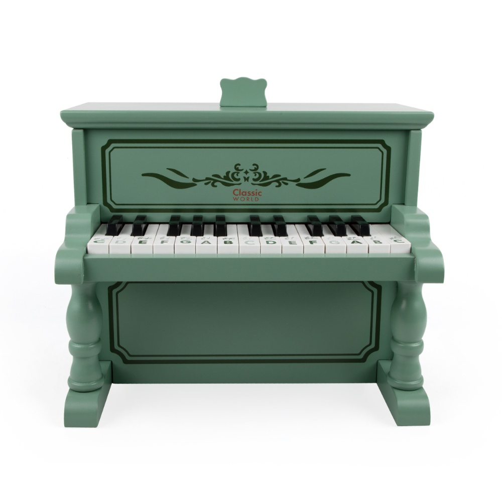 Classic World - Pretend & Play - Wooden Vintage Piano - Image 7