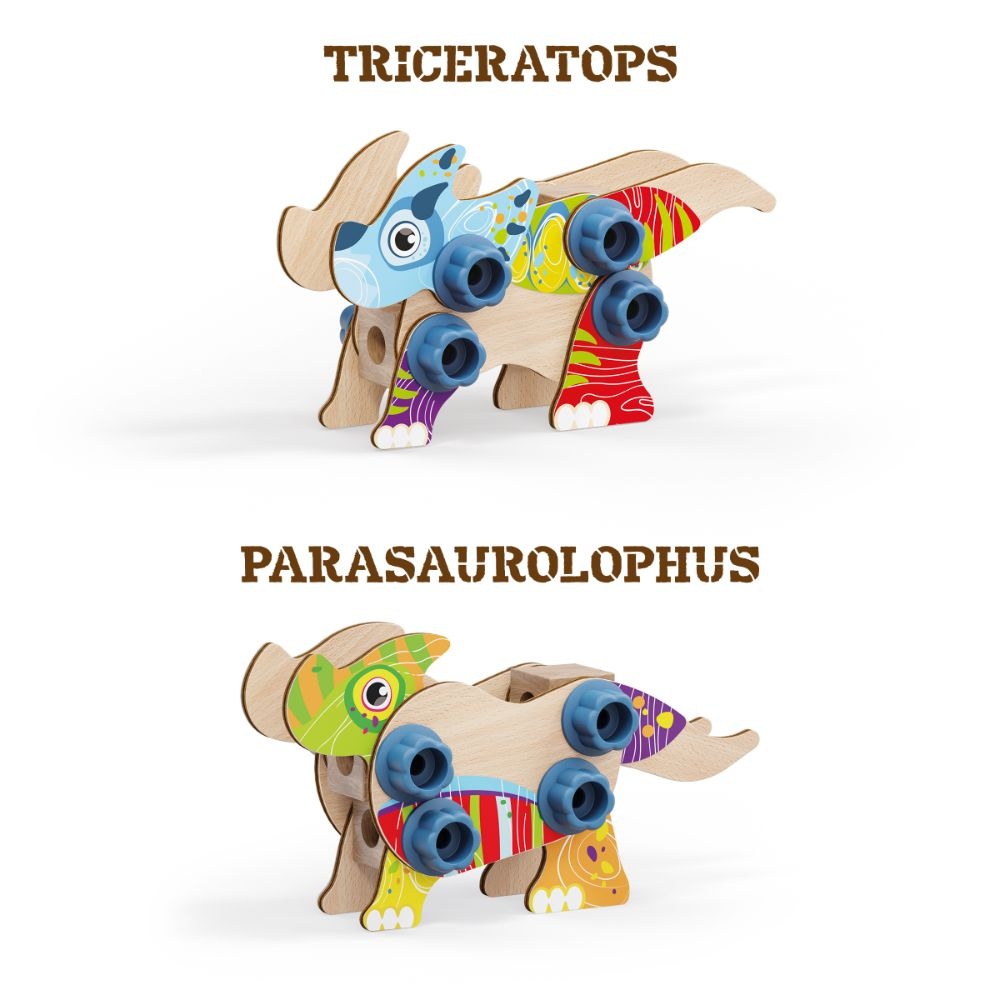 Quercetti - Play Bio Wood Dino - Image 3