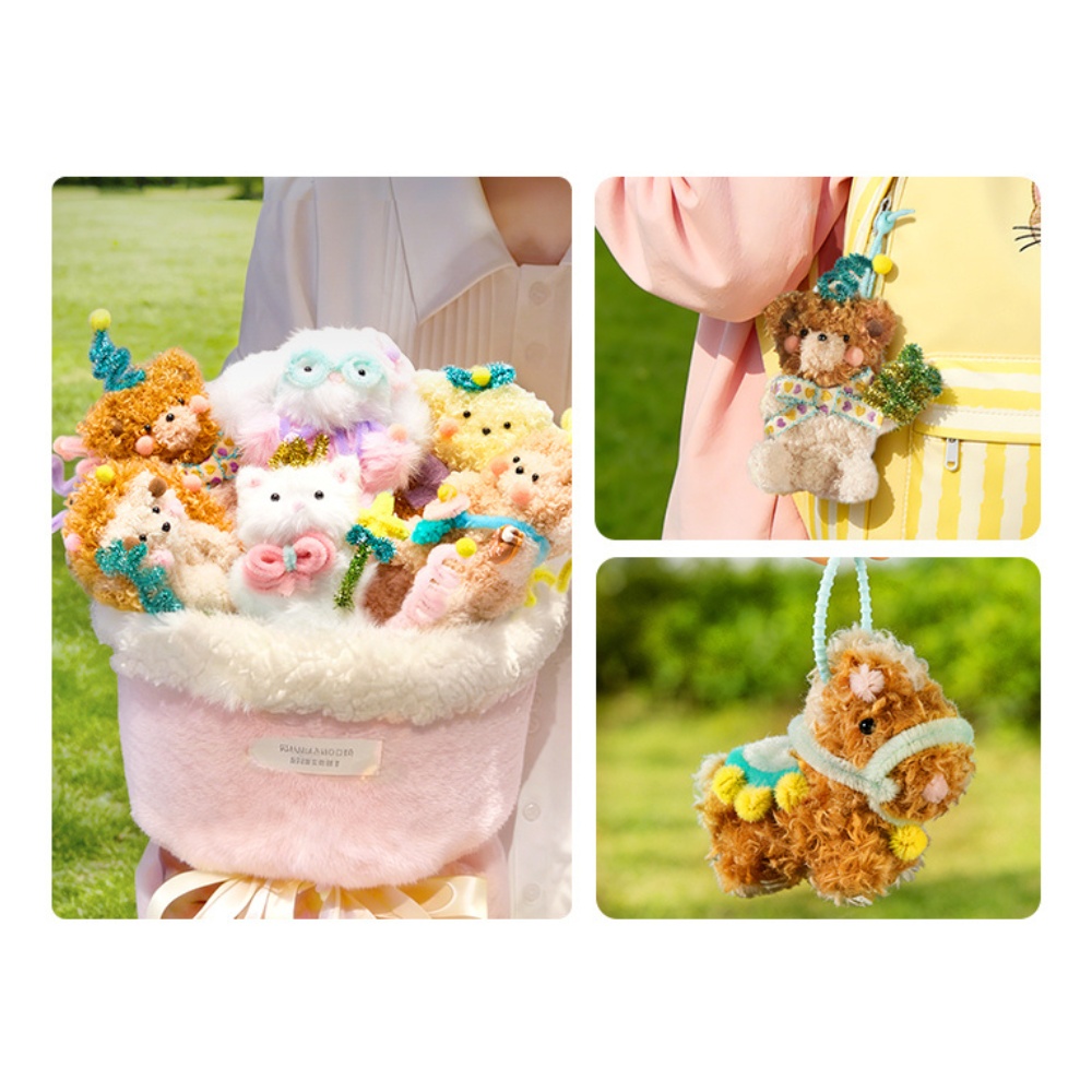 Mideer - Animal Party Chenille Stem Arts & Craft Kit: Plush Animals with Pop-Up Stage - Image 5