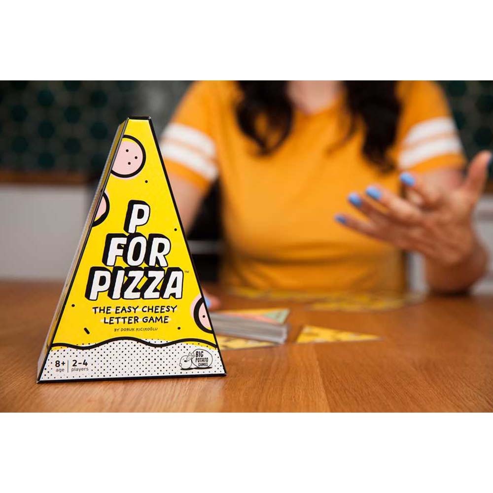 Big Potato Games - P For Pizza Travel Size - Family Card Game - 2-4 Players - Image 3