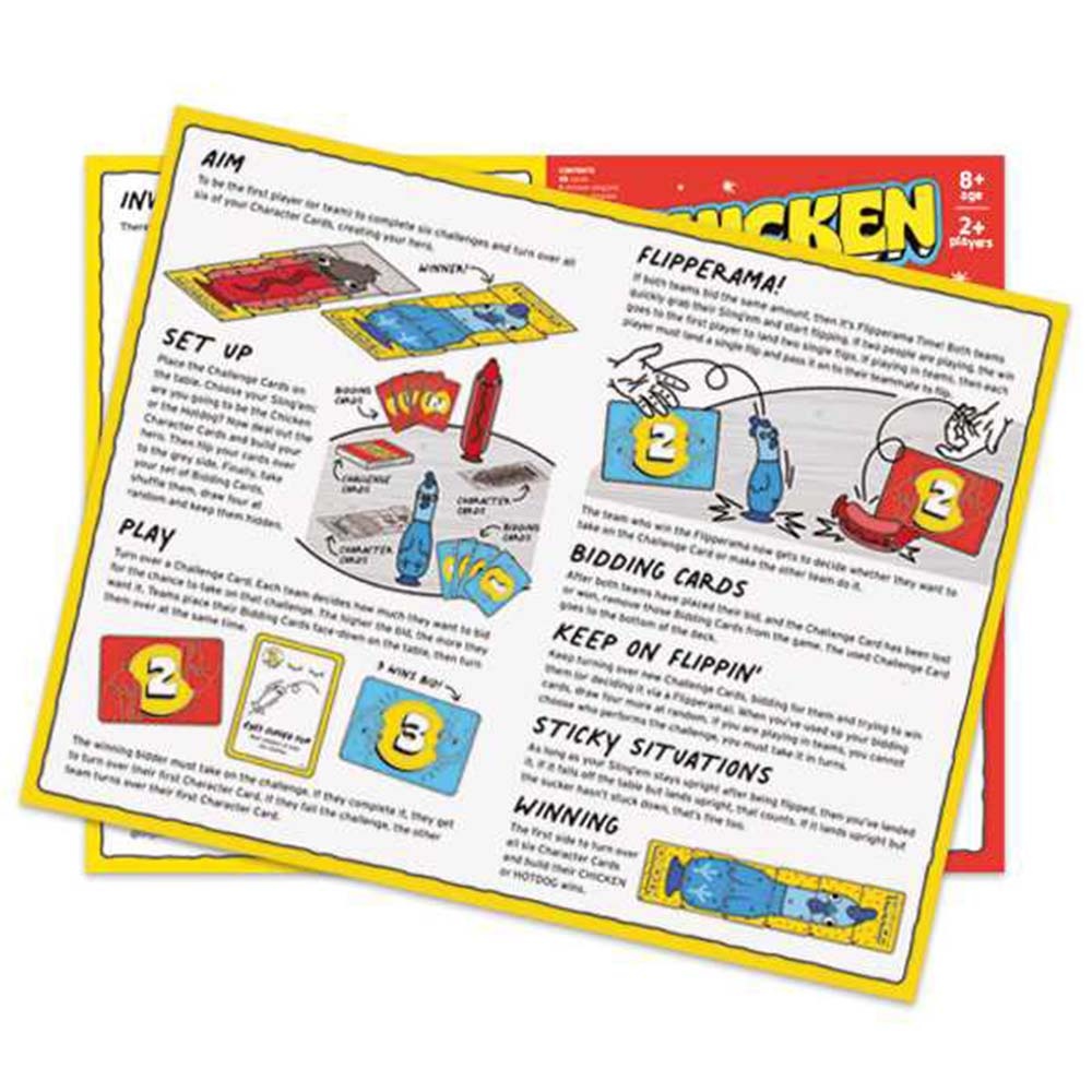 Big Potato Games - Chicken Vs. Hot Dog - Party Game - 2+ Players - Image 8