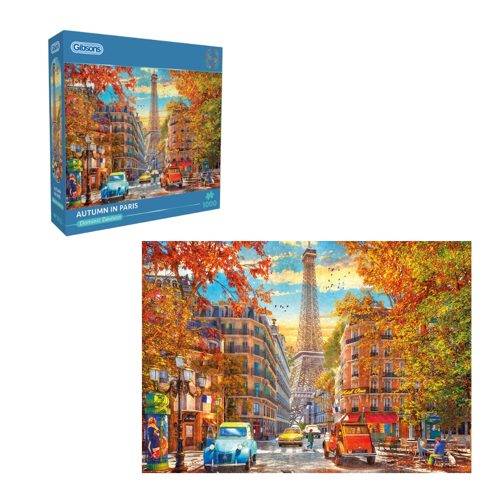 Gibsons - Autumn in Paris - 1000 Piece Jigsaw Puzzle - Image 5