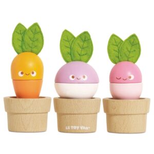 Le Toy Van - Wooden Stacking Veggies - 9pcs