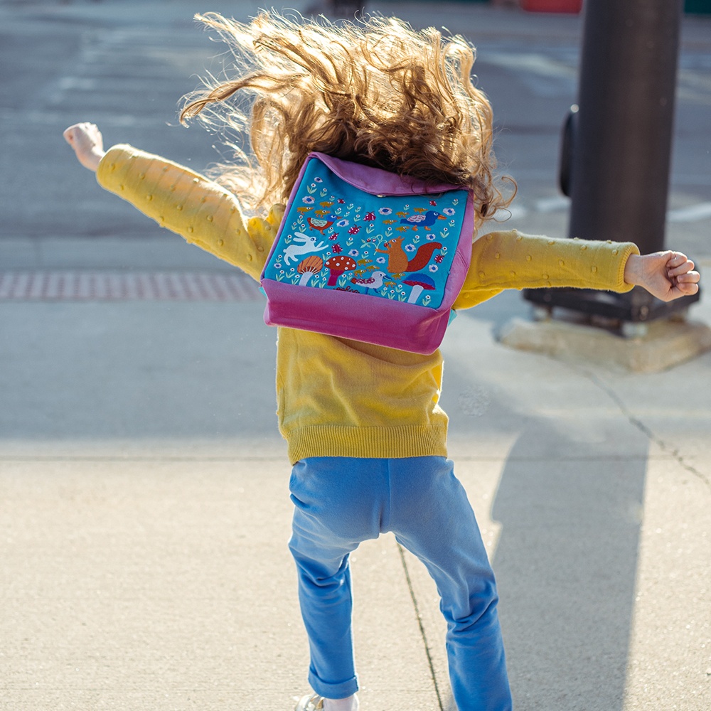 eeBoo - Embroidered Backpack for Kids: Hoppy Bunny - Image 3