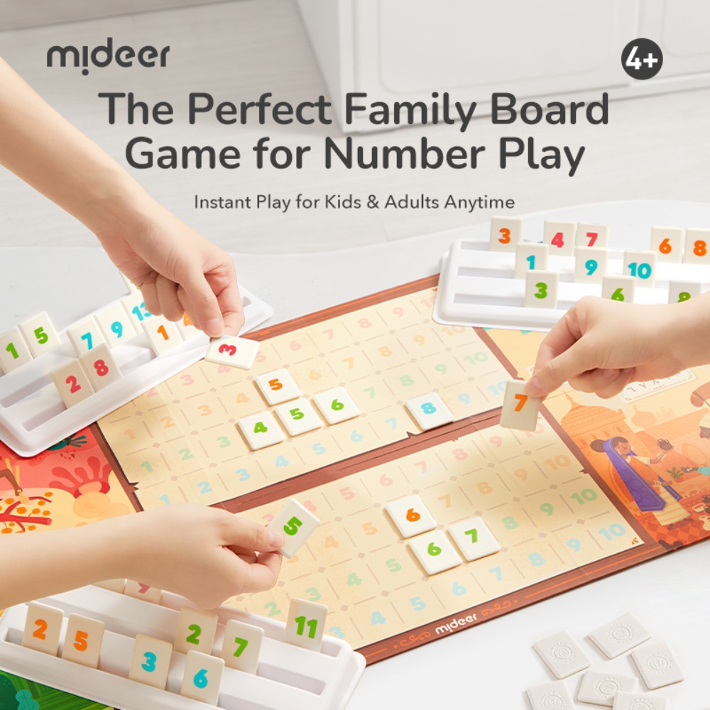 Mideer - The Numbers Educational Board Game - 113pcs - Image 3