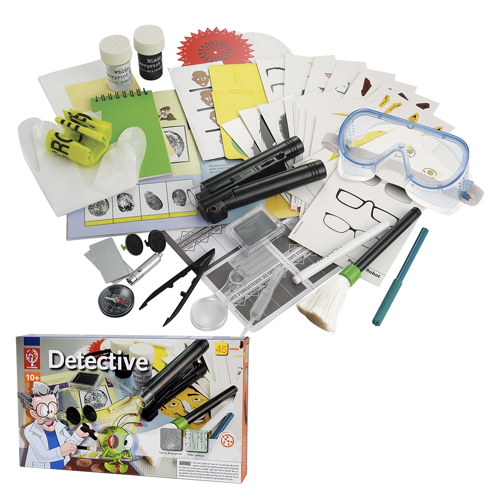 Edu-Toys - Deluxe Detective Kit - 45 Activities - Science Learning Kit for Kids - Image 3