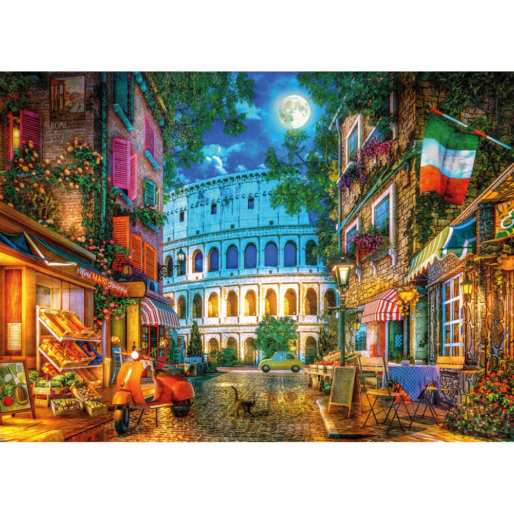 Gibsons - The Colosseum by Moonlight - 1000 Piece Jigsaw Puzzle - Image 2