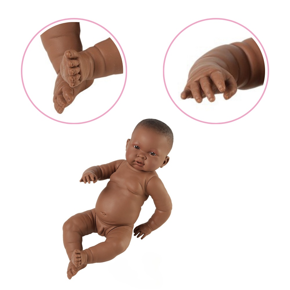 Llorens - Anatomically Correct Baby Boy Doll: Noe - 45cm - Image 3