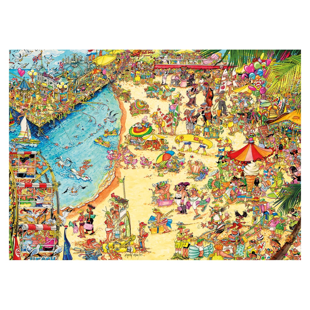 Gibsons - Jokesaws: Seaside Shenanigans - 1000 Piece Jigsaw Puzzle - Image 2