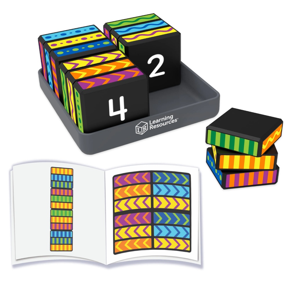 Learning Resources - Brainometry™ Cubed Shape & Fidget Kids Travel Puzzle Game - Image 2