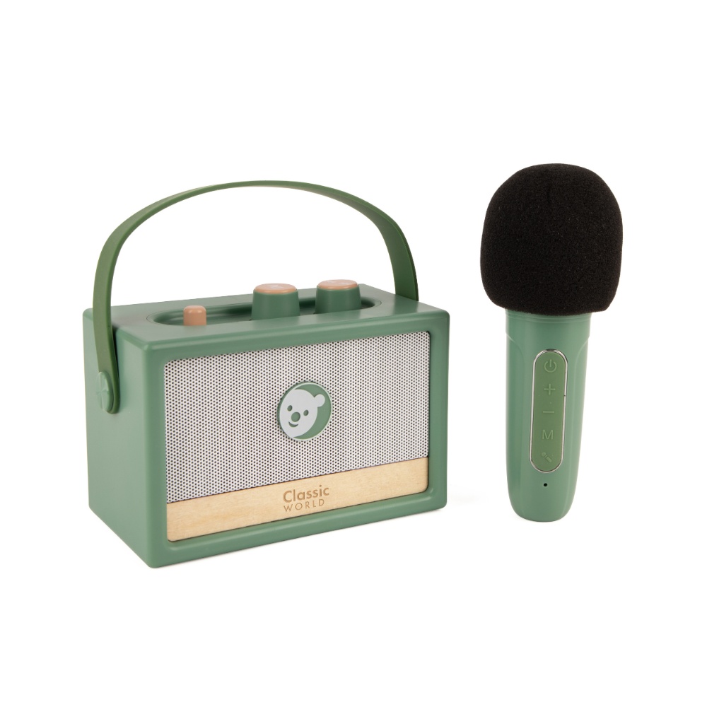 Classic World - Mini Retro Tunes Kids Karaoke Set with Bluetooth Speaker - Image 4