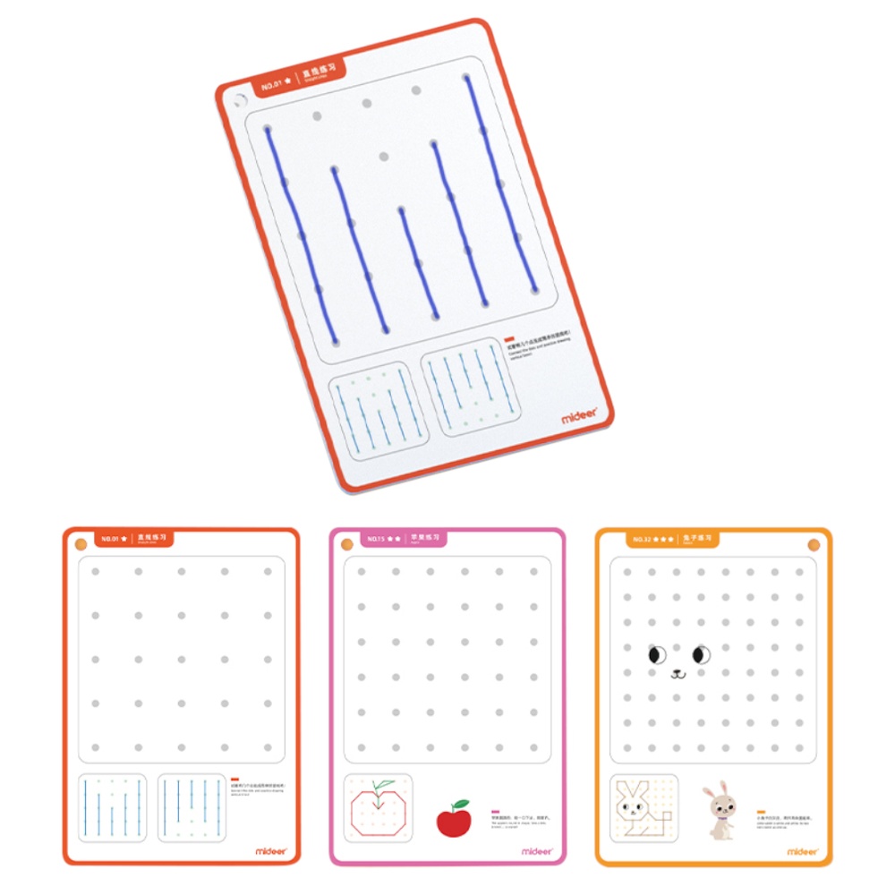 Mideer - Connect the Dots Wipe Clean Cards - Reusable Activity Set for Kids - Image 4
