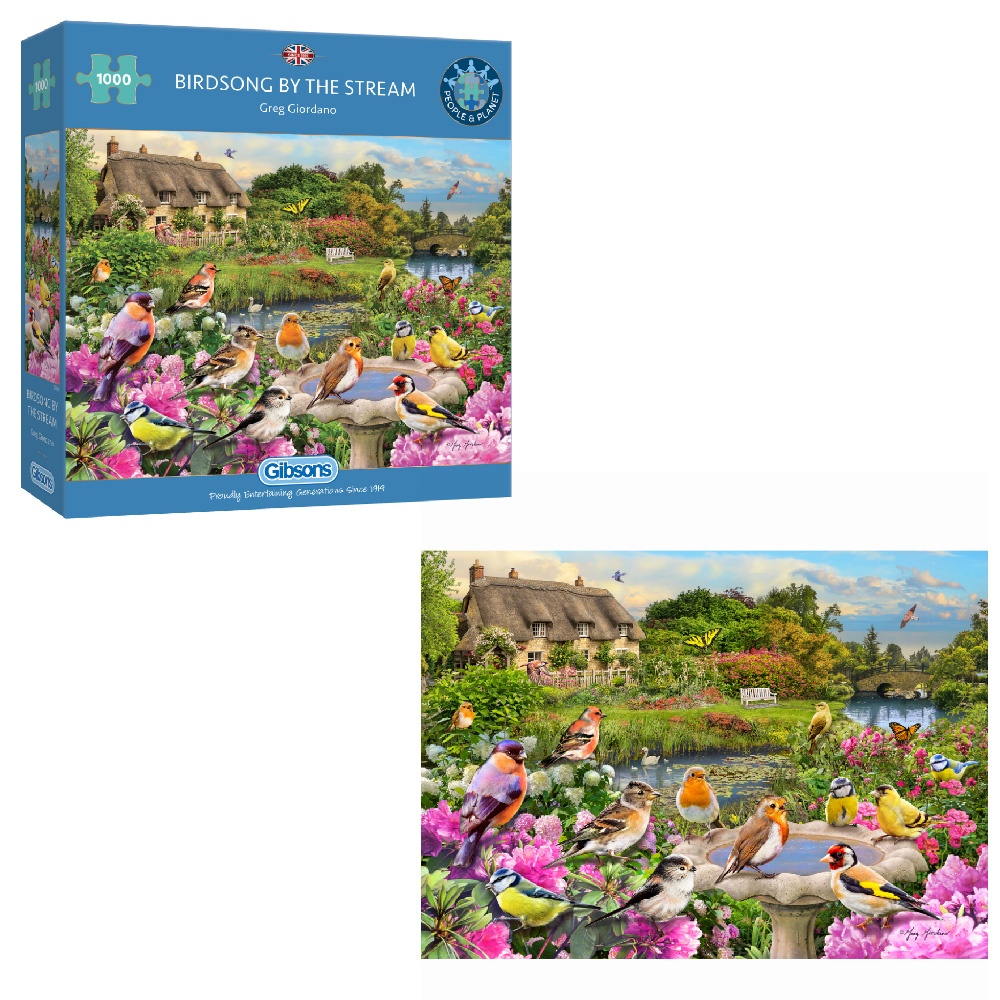 Gibsons - Birdsong by the Stream - 1000 Piece Jigsaw Puzzle - Image 5