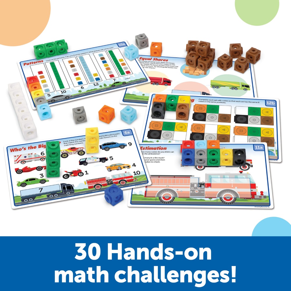 Learning Resources - MathLink® Cubes Early Maths Activity Set - Mathmobiles - Image 3