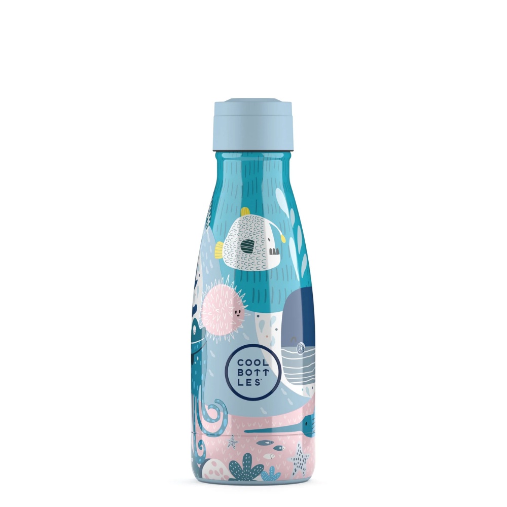Cool Bottles - Kids Triple-Insulated Water Bottle - Sea World 260ml - Image 3