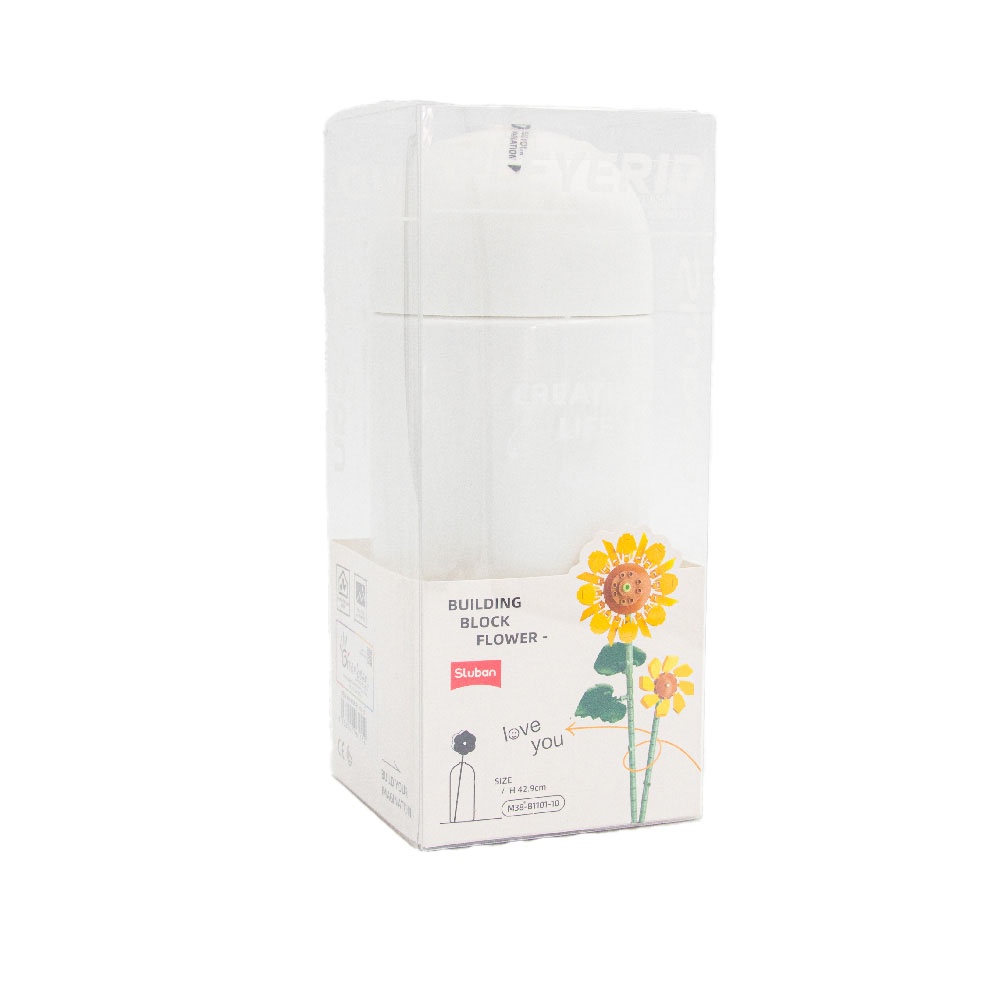 Sluban Building Set: Pleyerid - Flowers - Sunflower - 251pcs - Image 5
