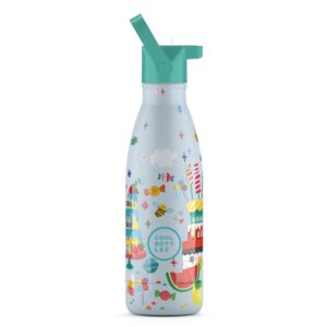 Cool Bottles - Kids Triple-Insulated Water Bottle - Candy Land 350ml