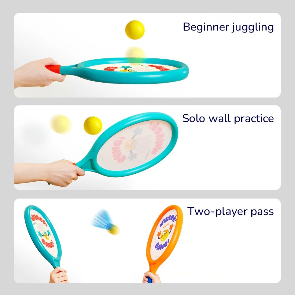 Mideer - 2-in-1 Badminton Tennis Set for Kids - Outdoor Sports Toy - Image 8