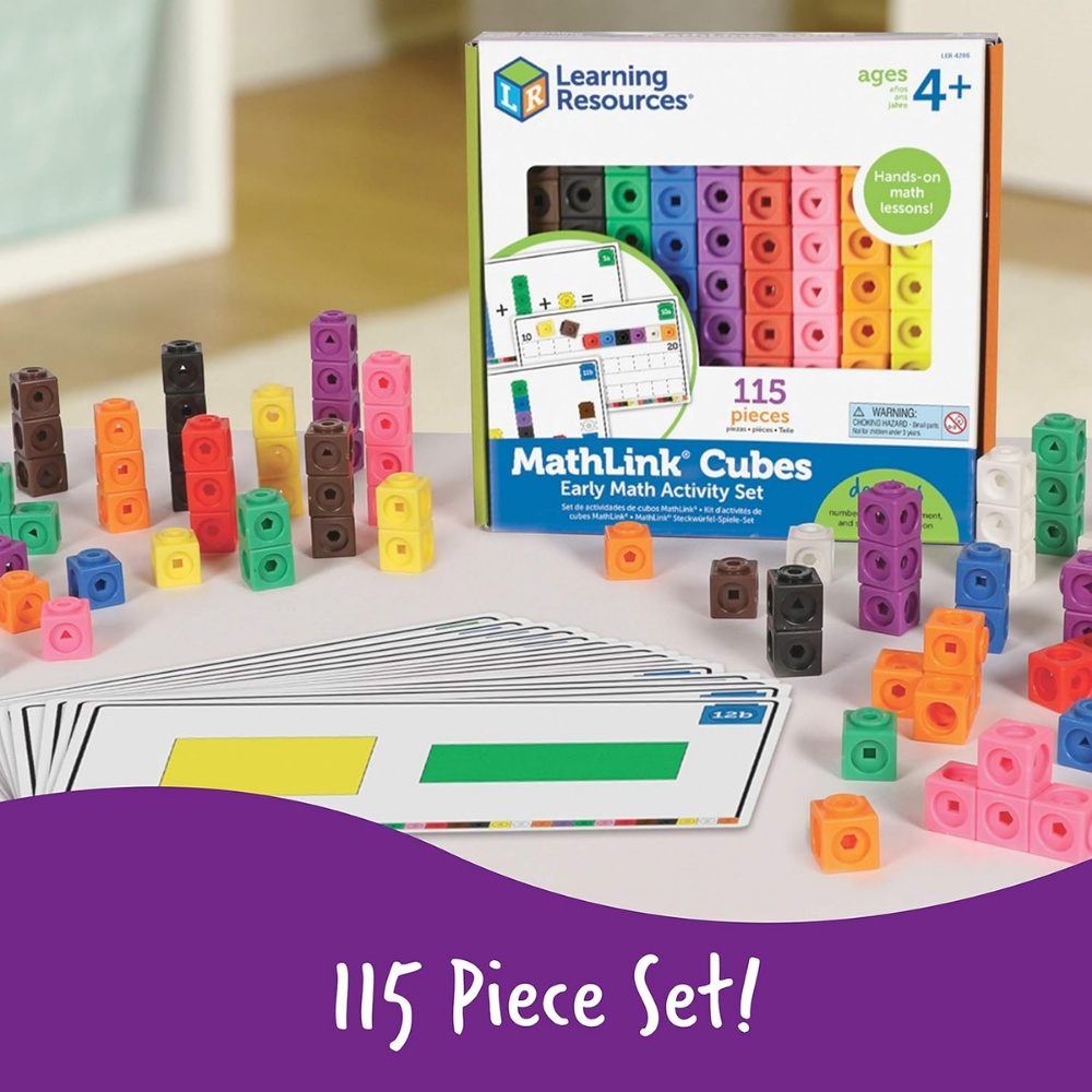 Learning Resources - Mathlink Cubes Activity Set - Image 4