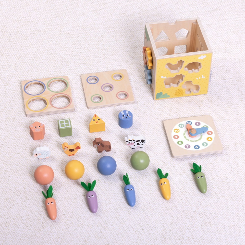 TookyToy - Wooden Play Cube Activity Toy - Image 7
