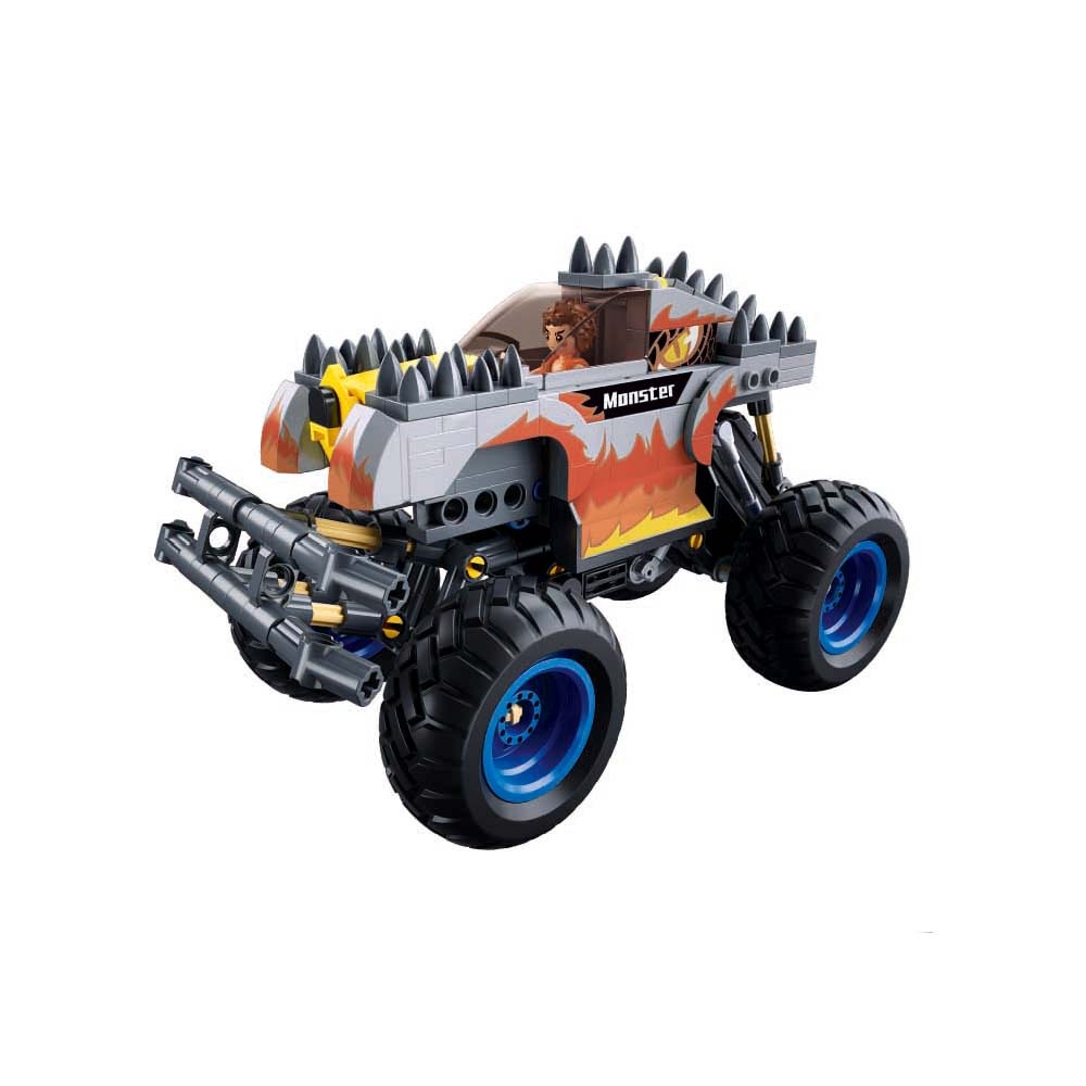 Sluban Building Set: Pull Back PowerBricks - Off Road Vehicle - 267pcs - Image 3