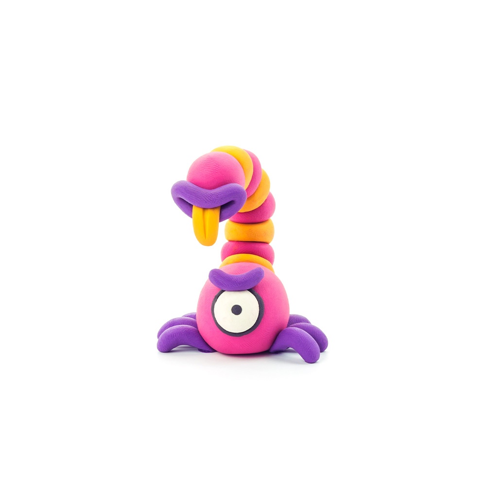 Hey Clay - Modelling Air-Dry Clay with Fun Interactive App - Scorpio, series Aliens, 3 cans - Image 3