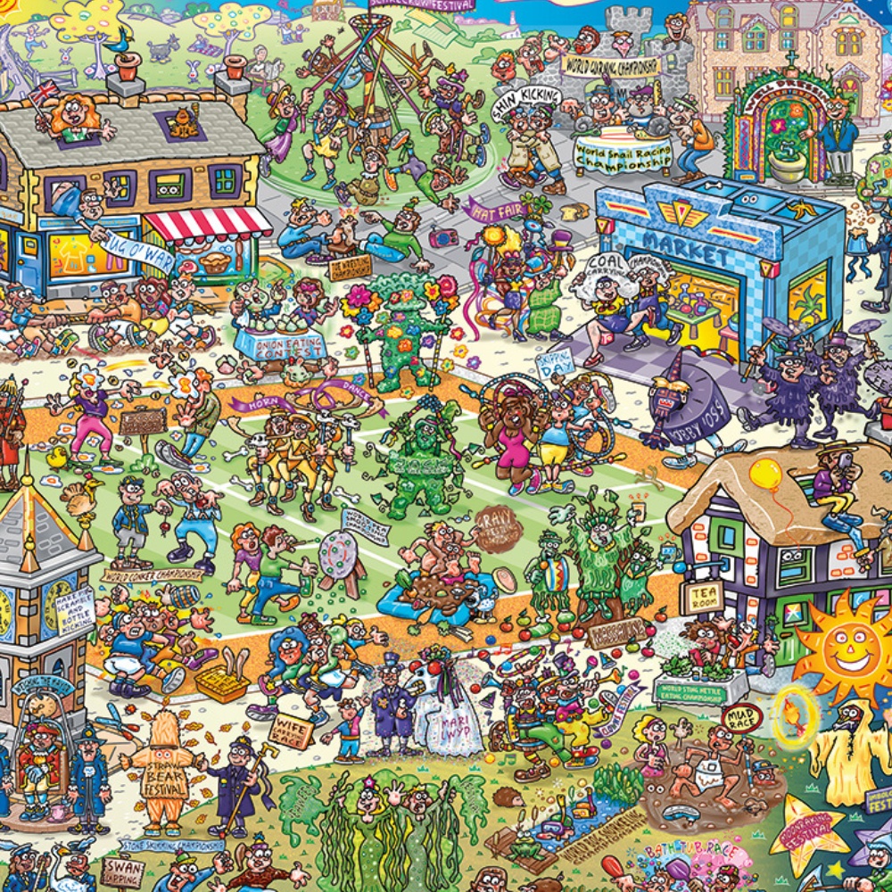 Gibsons - Jokesaws: Barmy Britain - 1000 Piece Jigsaw Puzzle - Image 3