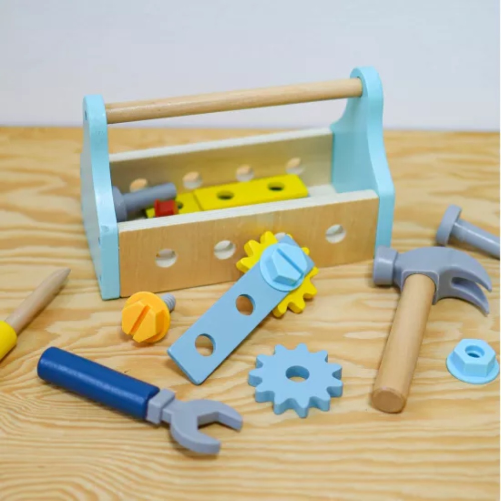 TookyToy - Pretend Play Take-Along Tool Box Toy Set - Image 4