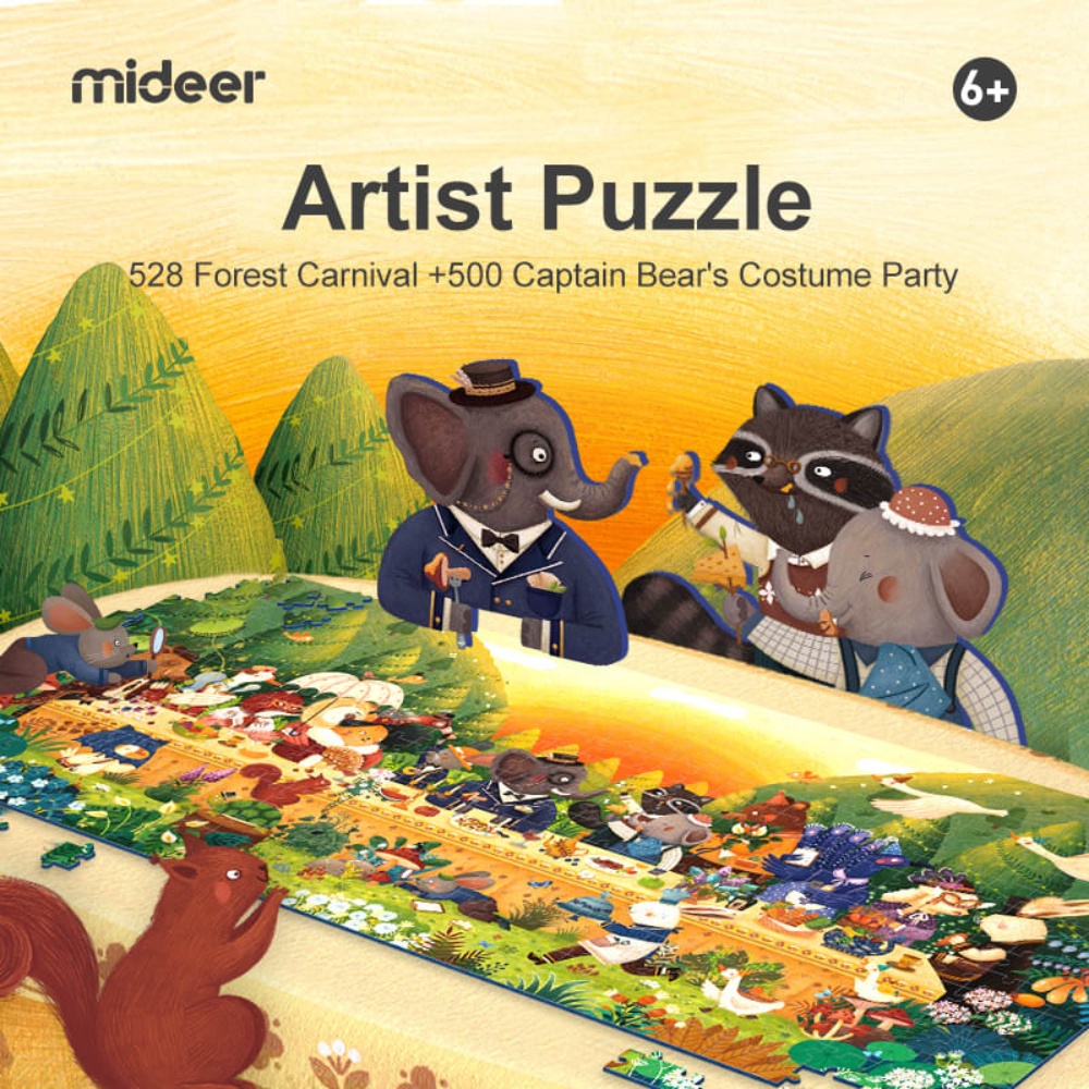 Mideer - Sunset Carnival - 528 Piece Jigsaw Puzzle in Gift Box - Image 4