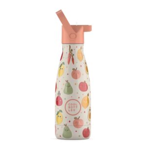 Cool Bottles - Kids Triple-Insulated Water Bottle - Fruit Salad 260ml