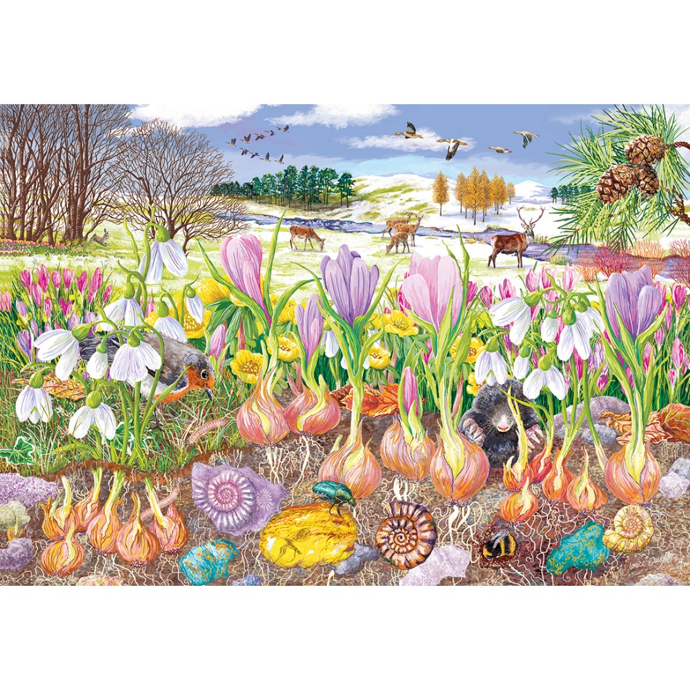 Gibsons - Roots & Shoots - 4 x 500 Piece Jigsaw Puzzles - Image 5