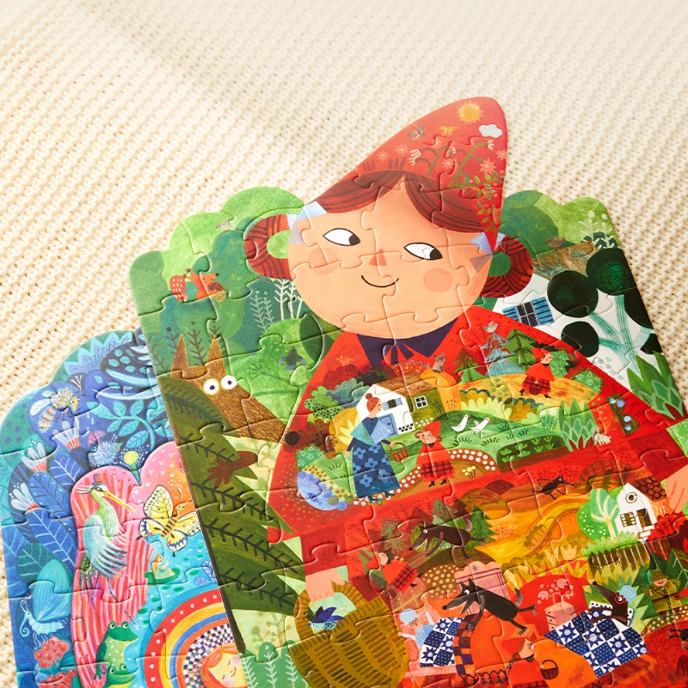 Mideer - Artist Fairytale Puzzle: Little Red Riding Hood 59pcs - Image 3