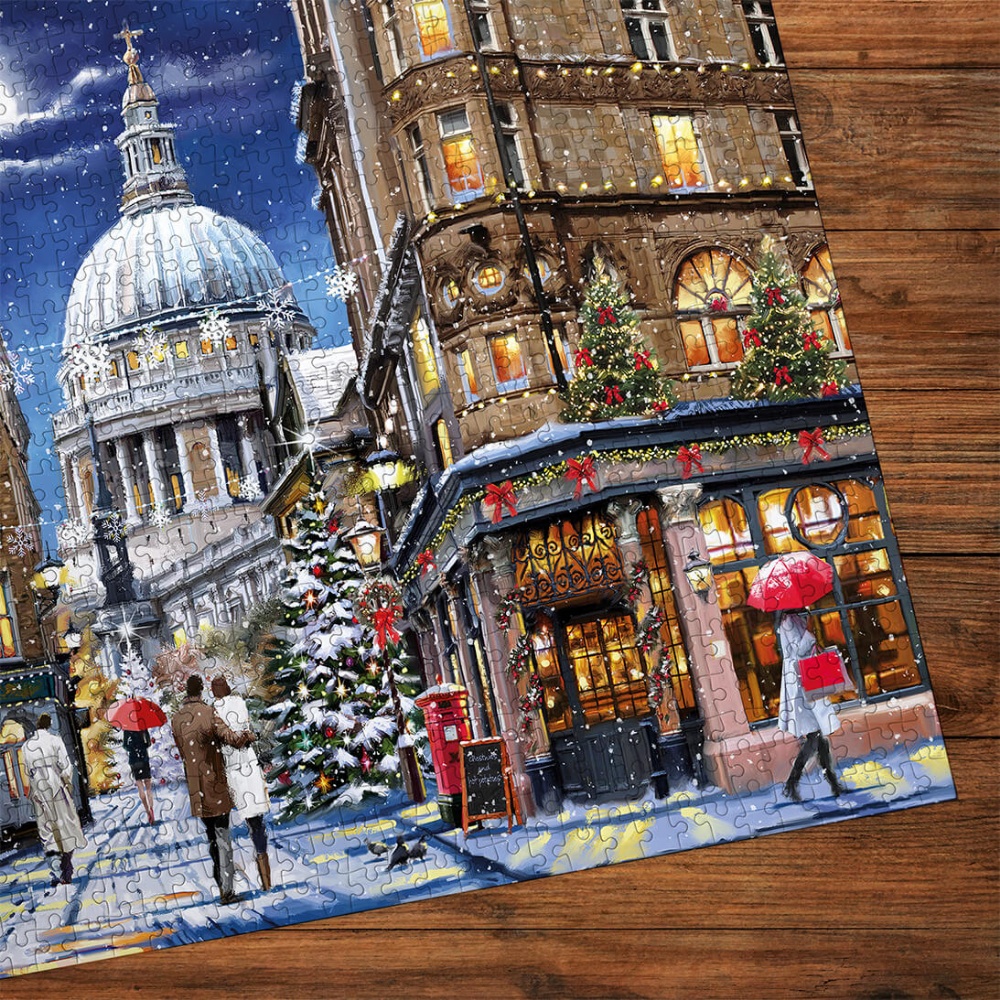 Gibsons - St Paul's at Christmas - 1000 Piece Jigsaw Puzzle - Image 3