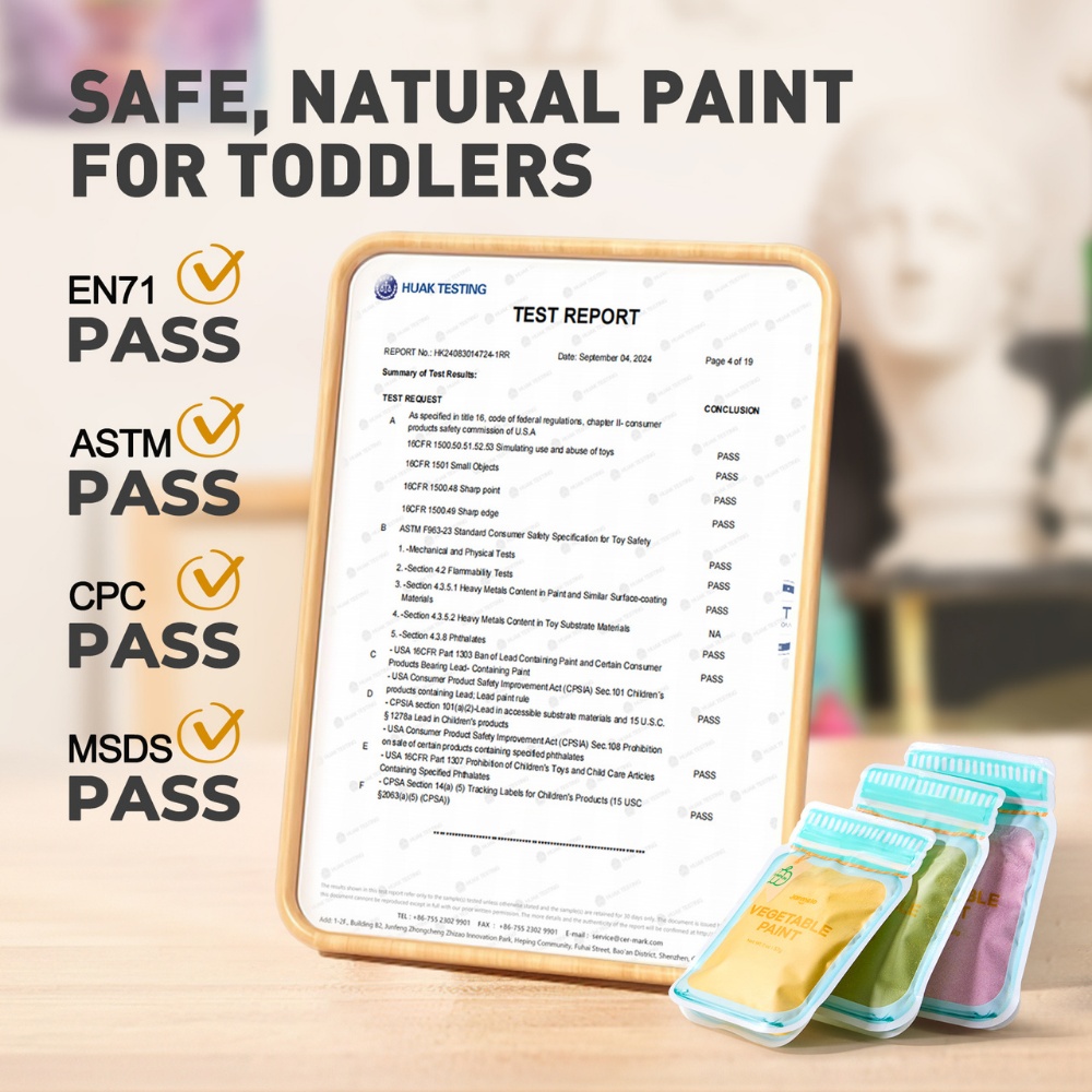 Jar Meló - Baby Safe Vegetable Powder Finger Paint - 10 Colours - Image 6