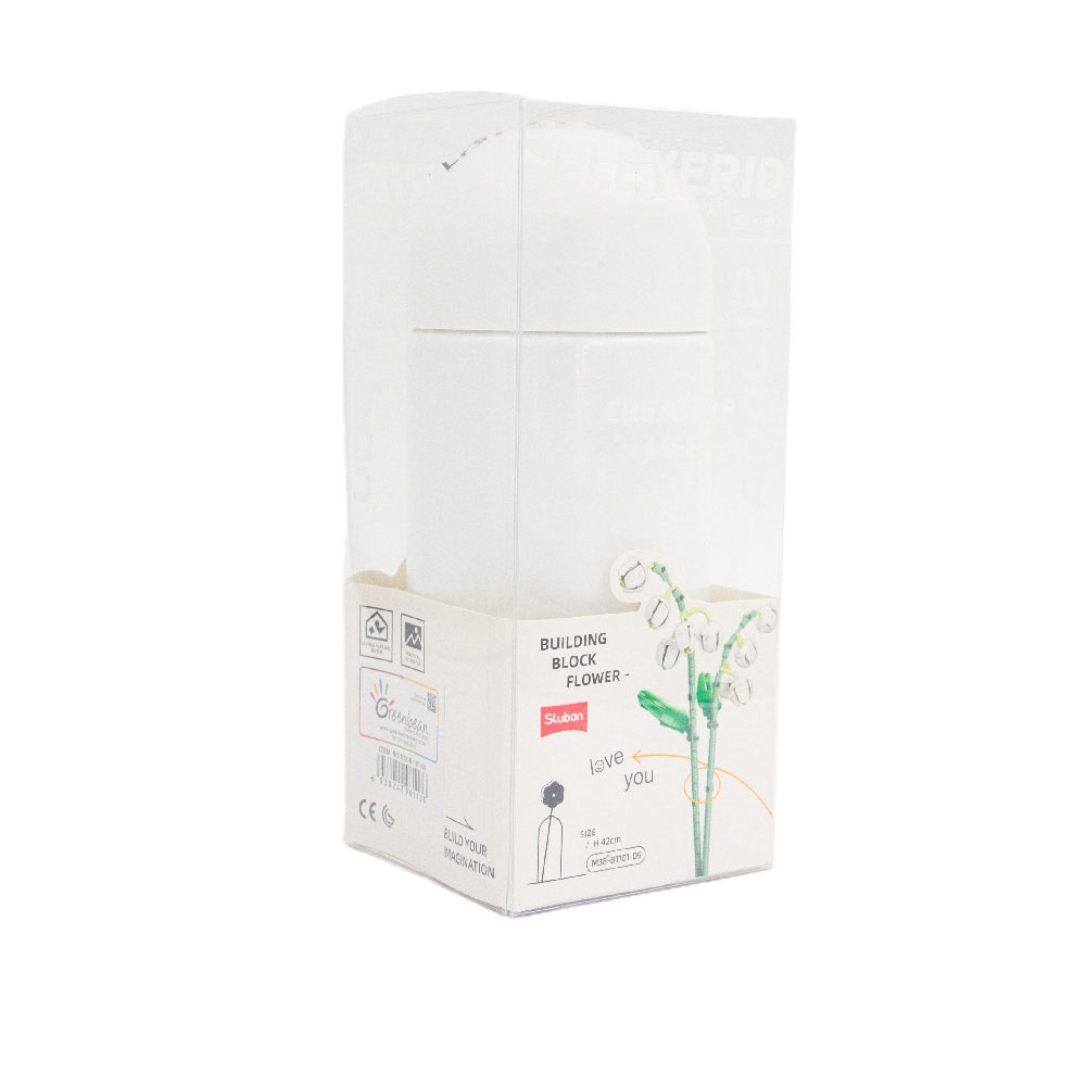 Sluban Building Set: Pleyerid - Flowers - Lillies of The Valley - 253pc - Image 6