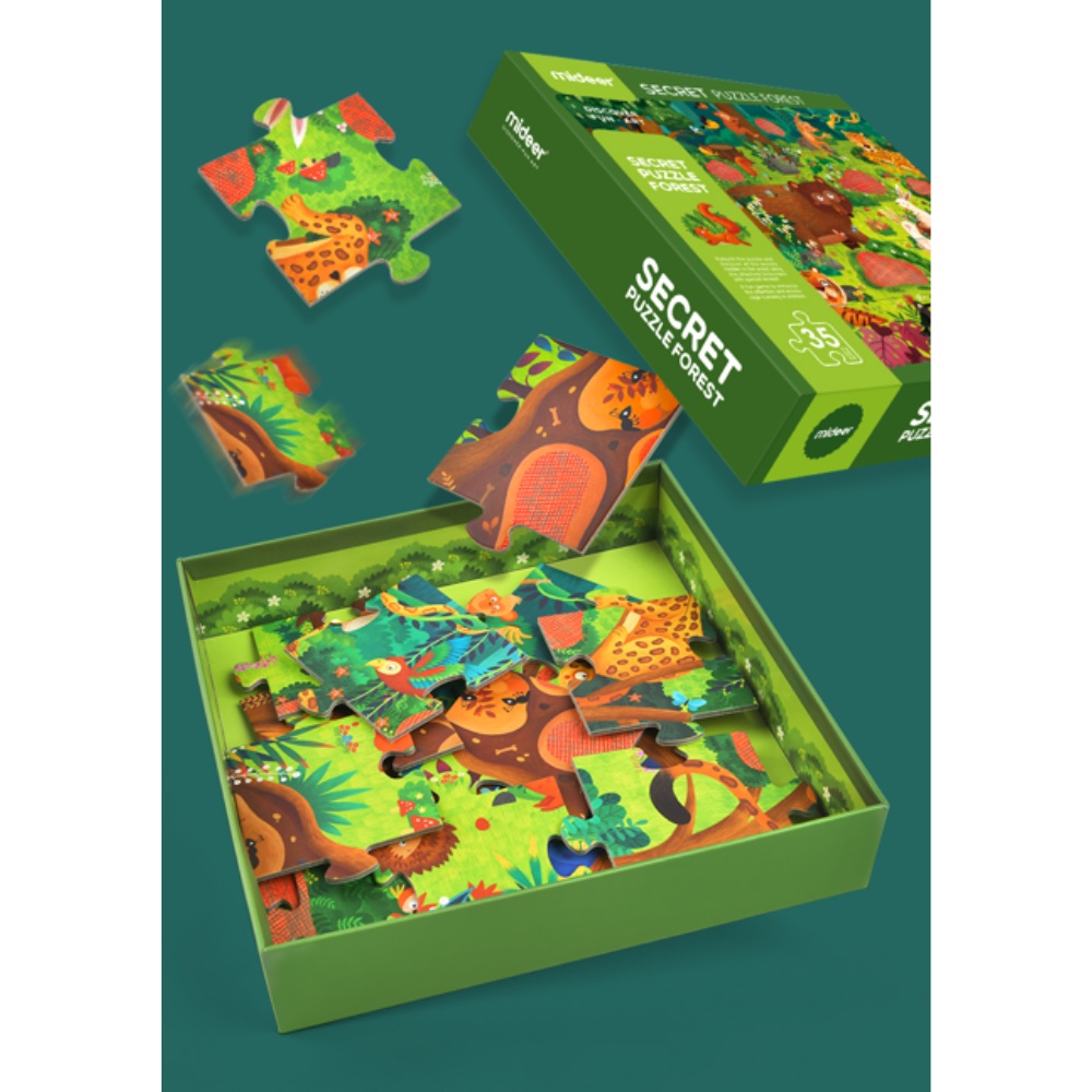 Mideer - Puzzle Secret - Forest - 35pcs - Image 5