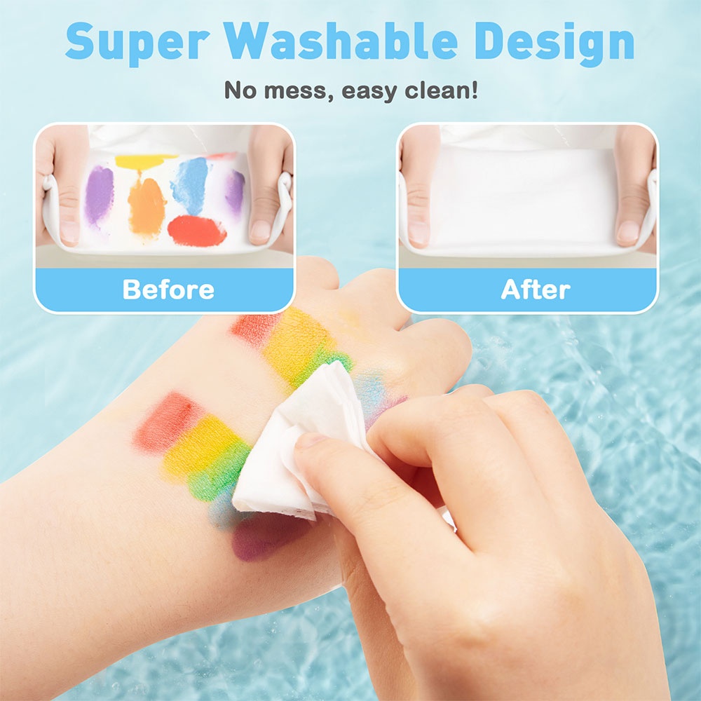 Jar Meló - Finger Paint Stamp Book - Colouring Activity with 6 Stamps & Paint Pads - Image 5