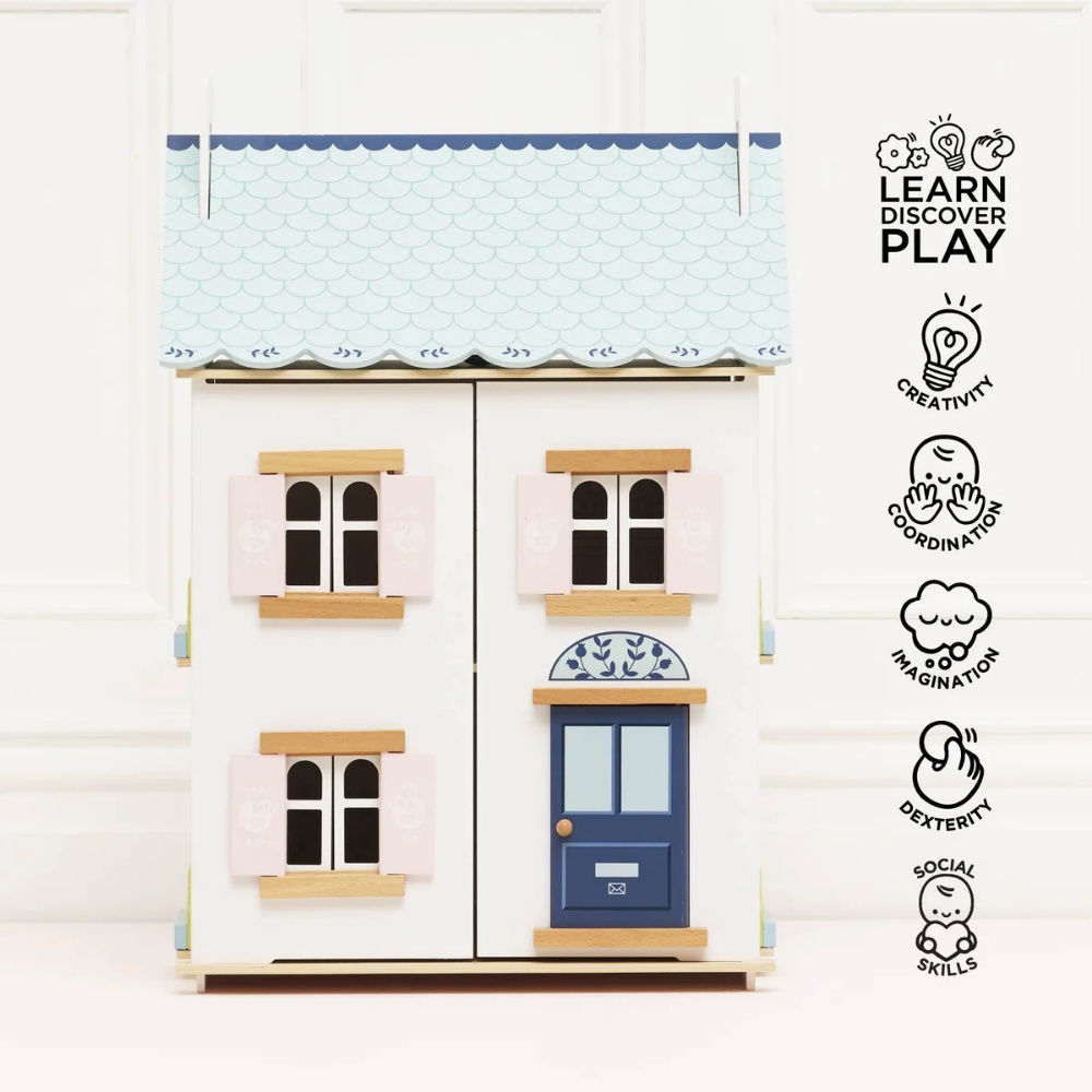Le Toy Van - Bluebelle Wooden Dolls House - Image 4